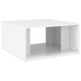 Mesas de centro 4 pzas contrachapada blanco brillo 33x33x33 cm de vidaXL, Mesas de centro - Ref: Foro24-806819, Precio: 40,24...