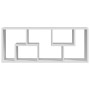 Estantería de pared madera contrachapada blanco 36x16x90 cm en Estanterías | Comprar online en Foru.es