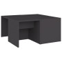 Mesas de centro 4 pzas madera contrachapada gris 33x33x33 cm de vidaXL, Mesas de centro - Ref: Foro24-806815, Precio: 39,88 €...