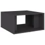 Mesas de centro 4 pzas madera contrachapada gris 33x33x33 cm de vidaXL, Mesas de centro - Ref: Foro24-806815, Precio: 39,48 €...