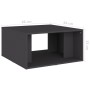 Mesas de centro 4 pzas madera contrachapada gris 33x33x33 cm de vidaXL, Mesas de centro - Ref: Foro24-806815, Precio: 39,88 €...