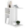 Mesa auxiliar de madera contrachapada blanco 50x30x50 cm en Mesas auxiliares | Comprar online en Foru.es