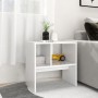 Mesa auxiliar de madera contrachapada blanco 50x30x50 cm en Mesas auxiliares | Comprar online en Foru.es
