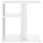 Mesa auxiliar de madera contrachapada blanco 50x30x50 cm en Mesas auxiliares | Comprar online en Foru.es