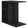 Mesa auxiliar de madera contrachapada negro 50x30x50 cm en Mesas auxiliares | Comprar online en Foru.es