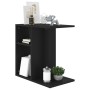 Mesa auxiliar de madera contrachapada negro 50x30x50 cm en Mesas auxiliares | Comprar online en Foru.es
