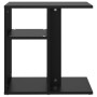Mesa auxiliar de madera contrachapada negro 50x30x50 cm en Mesas auxiliares | Comprar online en Foru.es
