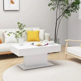 Mesa de centro madera contrachapada blanco 96x50x45 cm de vidaXL, Mesas de centro - Ref: Foro24-806831, Precio: 72,87 €, Desc...