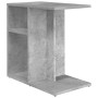 Mesa auxiliar de madera contrachapada gris hormigón 50x30x50 cm en Mesas auxiliares | Comprar online en Foru.es