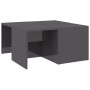 Mesas de centro 4 pzas contrachapada gris brillante 33x33x33 cm de vidaXL, Mesas de centro - Ref: Foro24-806821, Precio: 42,5...