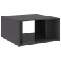 Mesas de centro 4 pzas contrachapada gris brillante 33x33x33 cm de vidaXL, Mesas de centro - Ref: Foro24-806821, Precio: 42,1...