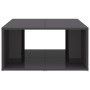 Mesas de centro 4 pzas contrachapada gris brillante 33x33x33 cm de vidaXL, Mesas de centro - Ref: Foro24-806821, Precio: 42,5...
