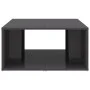 Mesas de centro 4 pzas contrachapada gris brillante 33x33x33 cm de vidaXL, Mesas de centro - Ref: Foro24-806821, Precio: 42,1...