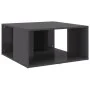 Mesas de centro 4 pzas contrachapada gris brillante 33x33x33 cm de vidaXL, Mesas de centro - Ref: Foro24-806821, Precio: 42,1...