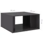 Mesas de centro 4 pzas contrachapada gris brillante 33x33x33 cm de vidaXL, Mesas de centro - Ref: Foro24-806821, Precio: 42,1...