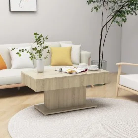 Sonoma oak plywood coffee table 96x50x45 cm by vidaXL, Coffee table - Ref: Foro24-806834, Price: 50,92 €, Discount: %
