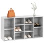 Banco zapatero madera contrachapada gris hormigón 103x30x55cm en Zapateros y organizadores de calzado | Comprar online en Foru.e