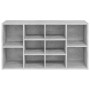 Banco zapatero madera contrachapada gris hormigón 103x30x55cm en Zapateros y organizadores de calzado | Comprar online en Foru.e