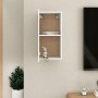Mueble para TV de madera contrachapada blanco 30,5x30x60 cm en Muebles TV | Comprar online en Foru.es
