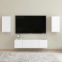 Mueble para TV de madera contrachapada blanco 30,5x30x60 cm en Muebles TV | Comprar online en Foru.es