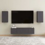 Muebles para TV 2 uds madera contrachapada gris 30,5x30x60 cm en Muebles TV | Comprar online en Foru.es