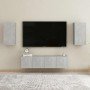 Mueble para TV madera contrachapada gris hormigón 30,5x30x60 cm en Muebles TV | Comprar online en Foru.es