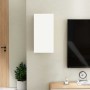 Mueble para TV madera contrachapada blanco y roble 30,5x30x60cm en Muebles TV | Comprar online en Foru.es