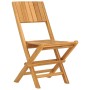 Sillas de jardín plegables 4 uds madera maciza teca 47x61x90 cm de vidaXL, Sillas de jardín - Ref: Foro24-3155058, Precio: 26...