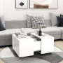 Mesa de centro madera contrachapada blanco 60x60x38 cm de vidaXL, Mesas de centro - Ref: Foro24-806858, Precio: 62,64 €, Desc...