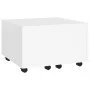 Mesa de centro madera contrachapada blanco 60x60x38 cm de vidaXL, Mesas de centro - Ref: Foro24-806858, Precio: 62,64 €, Desc...
