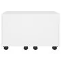 Mesa de centro madera contrachapada blanco 60x60x38 cm de vidaXL, Mesas de centro - Ref: Foro24-806858, Precio: 62,64 €, Desc...