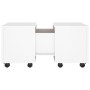 Mesa de centro madera contrachapada blanco 60x60x38 cm de vidaXL, Mesas de centro - Ref: Foro24-806858, Precio: 63,53 €, Desc...
