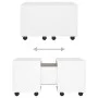 Mesa de centro madera contrachapada blanco 60x60x38 cm de vidaXL, Mesas de centro - Ref: Foro24-806858, Precio: 62,64 €, Desc...