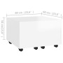 Mesa de centro madera contrachapada blanco 60x60x38 cm de vidaXL, Mesas de centro - Ref: Foro24-806858, Precio: 63,53 €, Desc...