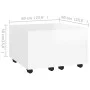 Mesa de centro madera contrachapada blanco 60x60x38 cm de vidaXL, Mesas de centro - Ref: Foro24-806858, Precio: 62,64 €, Desc...