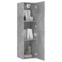 Mueble de TV madera contrachapada gris hormigón 30,5x30x110 cm en Muebles TV | Comprar online en Foru.es
