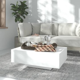 Mesa de centro madera contrachapada blanco 85x55x31 cm en Mesas de centro | Comprar online en Foru.es