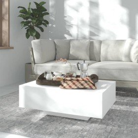 Mesa de centro madera contrachapada blanco 85x55x31 cm en Mesas de centro | Comprar online en Foru.es