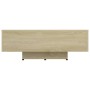 Mesa de centro madera contrachapada color roble 85x55x31 cm en Mesas de centro | Comprar online en Foru.es