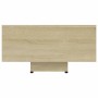 Mesa de centro madera contrachapada color roble 85x55x31 cm en Mesas de centro | Comprar online en Foru.es