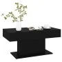 Mesa de centro madera contrachapada negro 96x50x45 cm de vidaXL, Mesas de centro - Ref: Foro24-806832, Precio: 71,73 €, Descu...