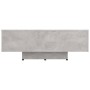 Mesa de centro madera ingeniería gris hormigón 85x55x31 cm en Mesas de centro | Comprar online en Foru.es