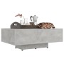 Mesa de centro madera ingeniería gris hormigón 85x55x31 cm en Mesas de centro | Comprar online en Foru.es