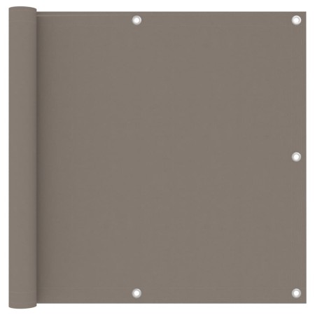 Toldo para balcón de tela oxford gris taupe 90x400 cm en Sombrillas | Comprar online en Foru.es