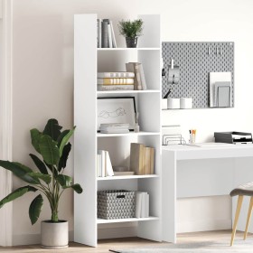 Estantería librería madera contrachapada blanco 60x35x180 cm en Librerías y estanterías | Comprar online en Foru.es