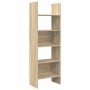 Estantería madera contrachapada color roble Sonoma 60x35x180 cm en Librerías y estanterías | Comprar online en Foru.es