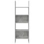 Estantería de madera contrachapada gris hormigón 60x35x180 cm en Librerías y estanterías | Comprar online en Foru.es