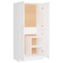 Armario de madera contrachapada blanco 82,5x51,5x180 cm en Armarios roperos | Comprar online en Foru.es