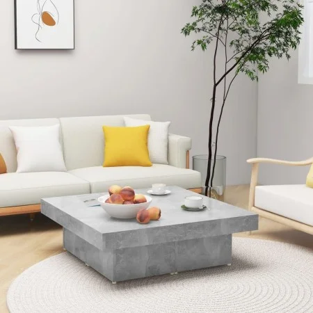 Concrete gray plywood coffee table 80x50x40 cm by vidaXL, Coffee table - Ref: Foro24-806916, Price: 61,12 €, Discount: %