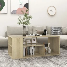 Sonoma oak plywood coffee table 100x50x40 cm by vidaXL, Coffee table - Ref: Foro24-806924, Price: 56,08 €, Discount: %
